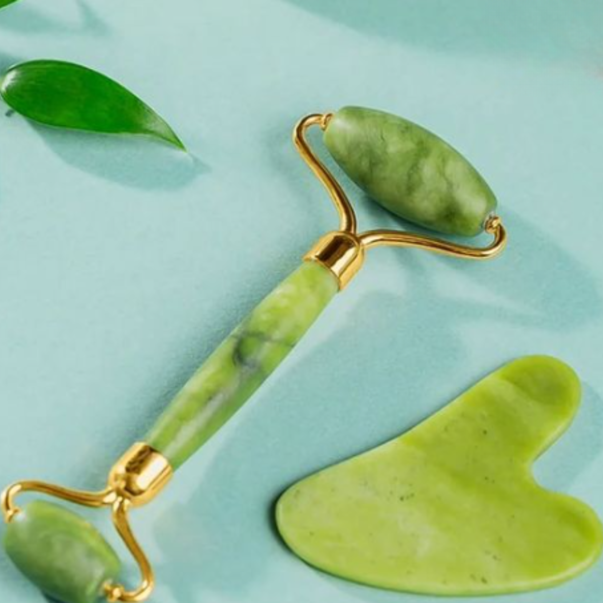 Flawless Jade Roller With Stone